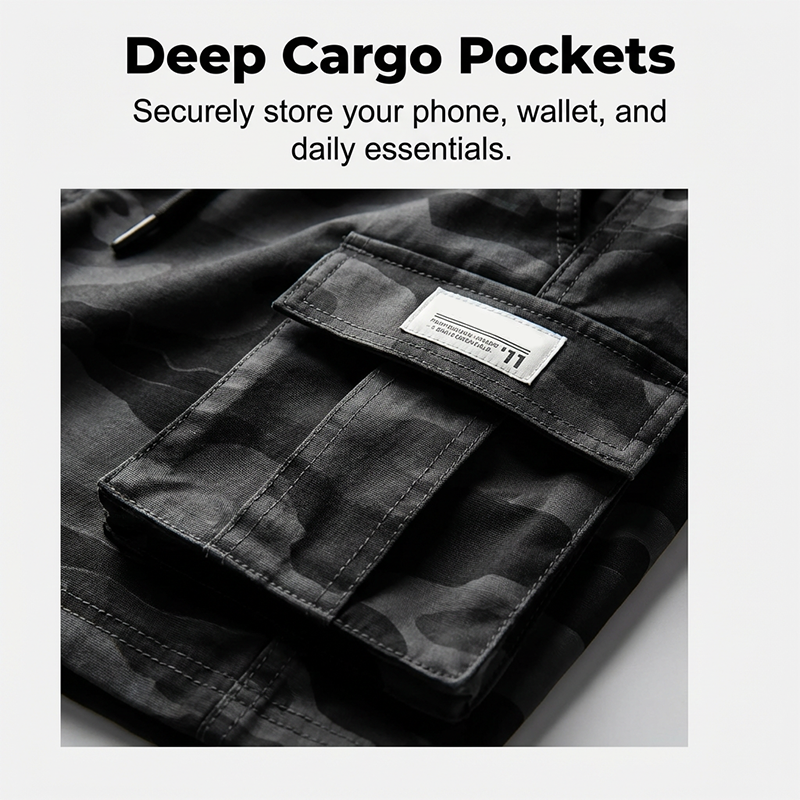 💗Men's Relaxed Fit Tactical Cargo Shorts👕 Ultimate Comfort & Style 🌟