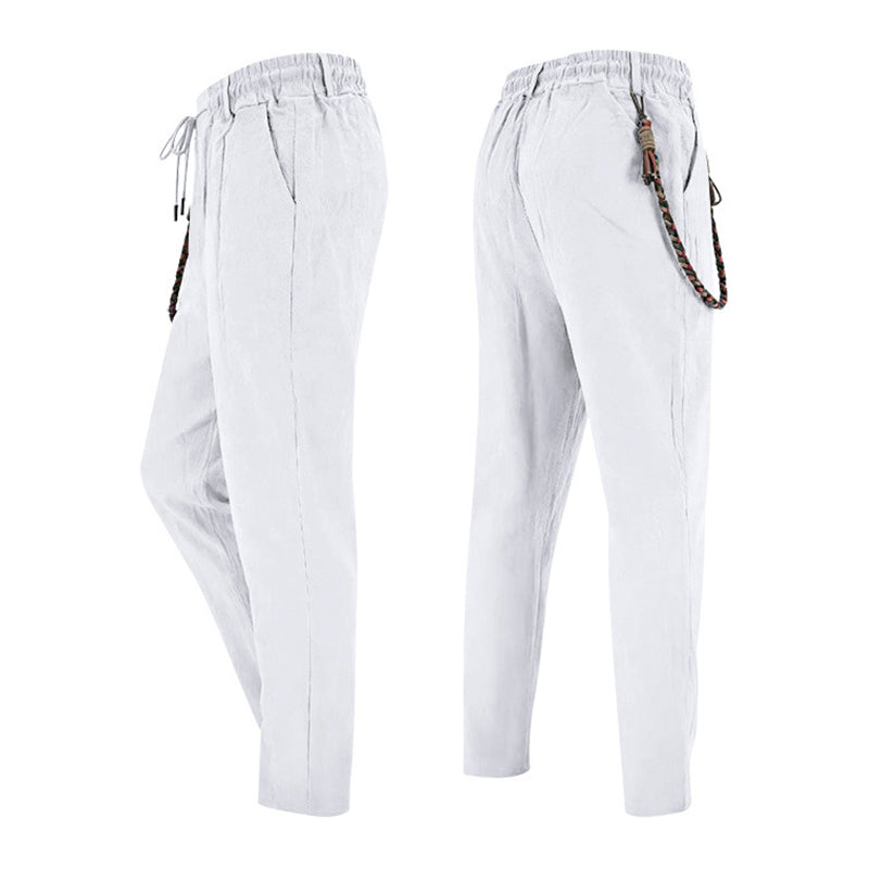 💥✨Limited-time 50% Off Special Offer🌞 Boho Chic Linen Blend Drawstring Pants 🌊