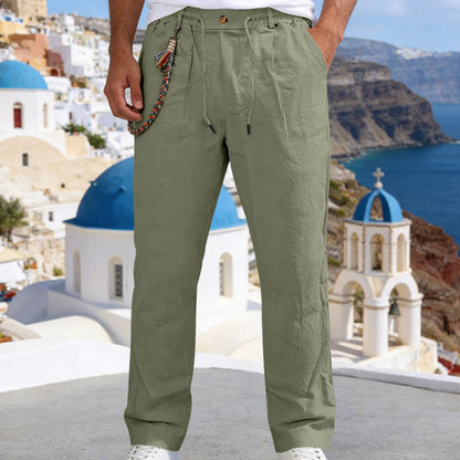 💥✨Limited-time 50% Off Special Offer🌞 Boho Chic Linen Blend Drawstring Pants 🌊