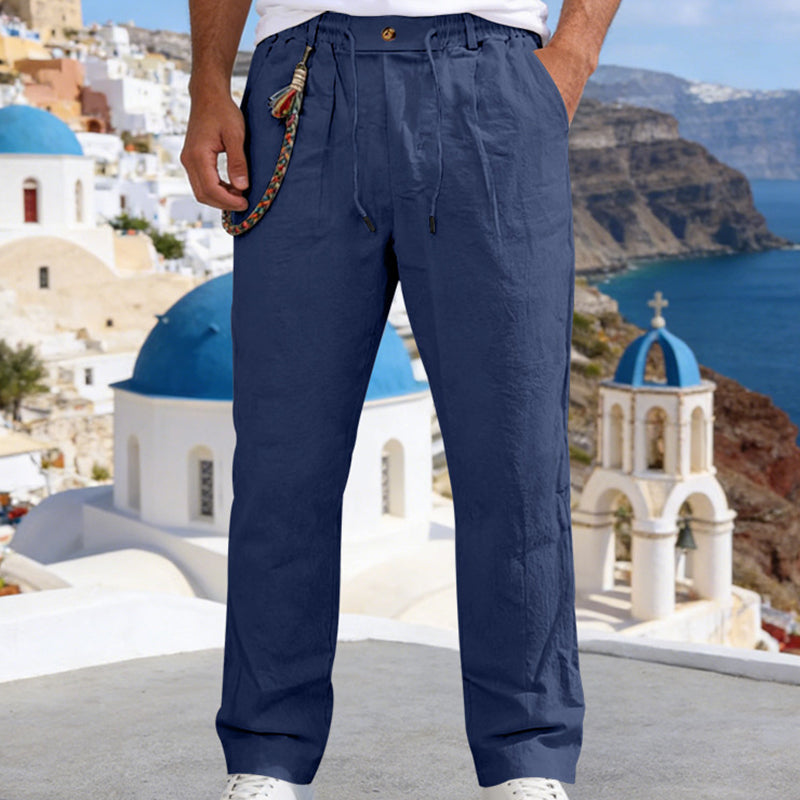 💥✨Limited-time 50% Off Special Offer🌞 Boho Chic Linen Blend Drawstring Pants 🌊