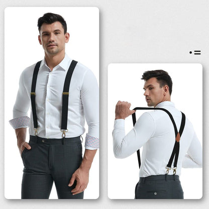 📢Limited-Time 50% OFF !! 🔥🖤Men's X-Back Suspenders with Hook Clips✨