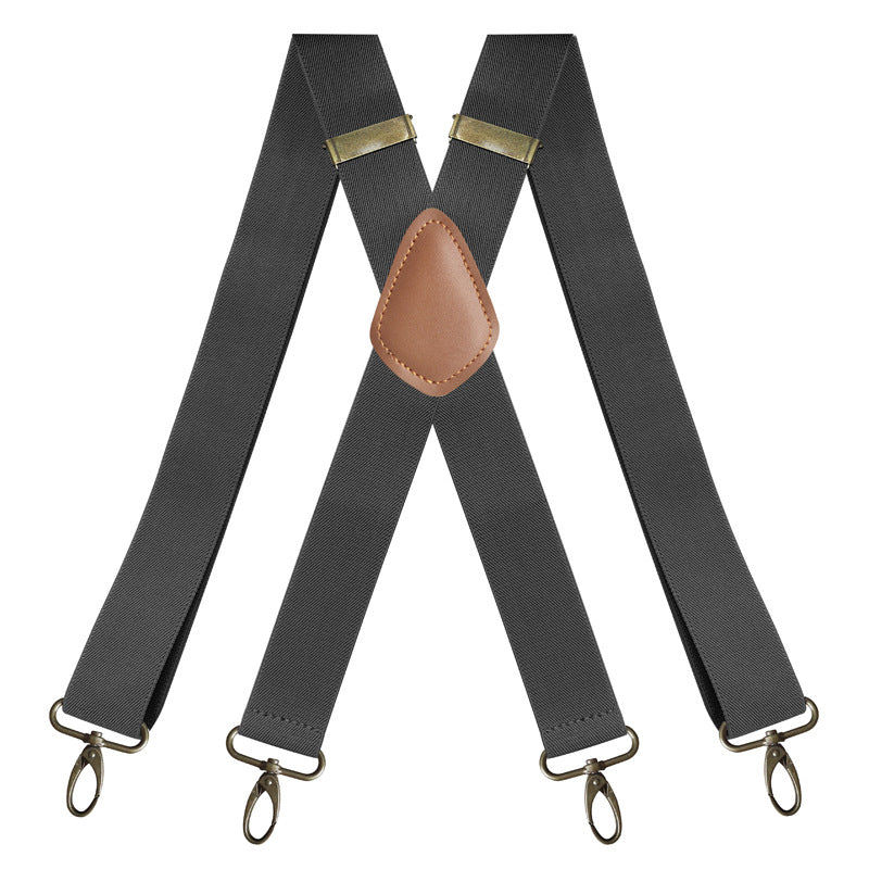 📢Limited-Time 50% OFF !! 🔥🖤Men's X-Back Suspenders with Hook Clips✨