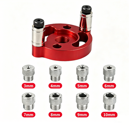 ⚙️ LIMITED-TIME 50% OFF! 🔨 Self-Centering Dowel Jig Kit – Precision Woodworking, Adjustable Bushings, Aluminum 📏