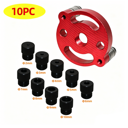 ⚙️ LIMITED-TIME 50% OFF! 🔨 Self-Centering Dowel Jig Kit – Precision Woodworking, Adjustable Bushings, Aluminum 📏