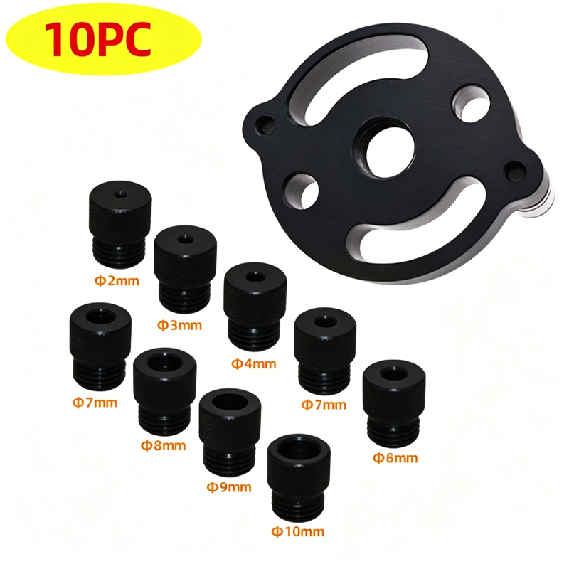⚙️ LIMITED-TIME 50% OFF! 🔨 Self-Centering Dowel Jig Kit – Precision Woodworking, Adjustable Bushings, Aluminum 📏