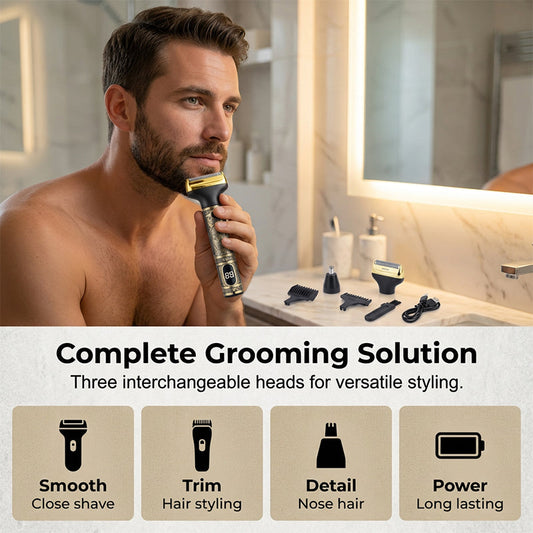 🔥2026 Hot Sale 50% OFF💥Men's Professional Hair Clipper & Trimmer Set