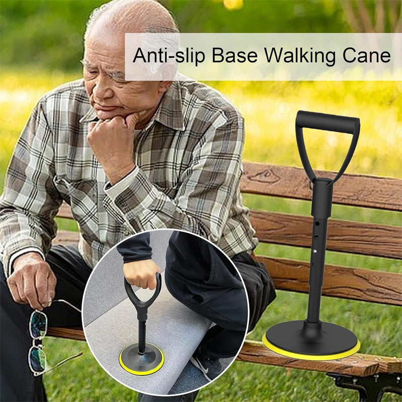⏳Time-Limited Special⏰Adjustable Lifting Aid – Height 42-52 cm, Non-Slip Base & Ergonomic Handle (Black)