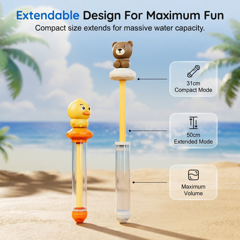 ⏰🔥LIMITED TIME 50% OFF! 🐾 Cartoon Animal Pull-Action Water Gun Toy – Fun, Safe & Perfect for Outdoor Play 💦🎉