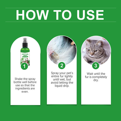 🔥Limited-time offer-Natural Flea & Tick Spray for Dogs and Cats