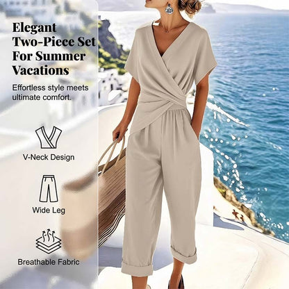 ⏰🔥LIMITED TIME 50% OFF! 💃 Elegant V-Neck Waist-Accent Dress – Instantly Create a Feminine, Flattering Look ✨👗