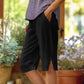 ⏳Time-Limited Special⏰Women's Casual Solid Color Pocket Capri Pants