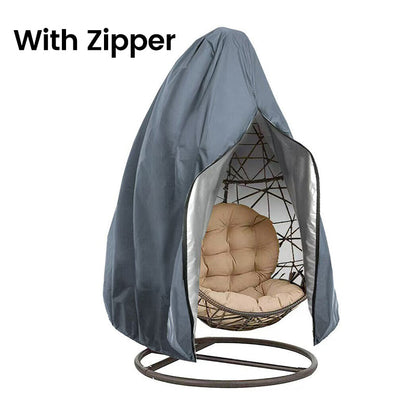 ⏰🔥LIMITED TIME 50% OFF! 🪑 Heavy-Duty Waterproof Hanging Egg Chair Cover – UV Resistant, Durable Oxford Cloth & Easy Zipper Installation ☀️✨