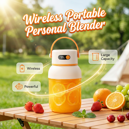 ⏰🔥LIMITED TIME 50% OFF! 🍓 Portable Personal Blender – USB Rechargeable Mini Juicer Cup for Smoothies & Shakes On-the-Go 🥤✨