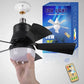 ⏳LAST DAY SALE 50% OFF🔥40W LED Ceiling Fan Light – 20.5” Ultra-Quiet with Remote 🎯 | E27 + FREE B22 Adapter 🔌 | For Bedroom 😴, Kitchen 👩‍🍳 & Garage 🛠️