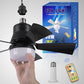 ⏳LAST DAY SALE 50% OFF🔥40W LED Ceiling Fan Light – 20.5” Ultra-Quiet with Remote 🎯 | E27 + FREE B22 Adapter 🔌 | For Bedroom 😴, Kitchen 👩‍🍳 & Garage 🛠️