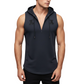 🏋️‍♂️ 50% OFF NOW! 💪 Men's Sleeveless Workout Hoodie Tank – V-Neck & Integrated Hood 🔥