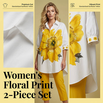⏰🔥LIMITED TIME 50% OFF! 🌸 Women’s Floral Print 2-Piece Set – Trendy, Comfortable & Perfect for Spring & Summer 💃✨
