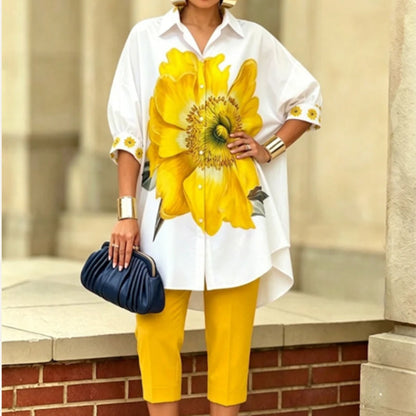 ⏰🔥LIMITED TIME 50% OFF! 🌸 Women’s Floral Print 2-Piece Set – Trendy, Comfortable & Perfect for Spring & Summer 💃✨