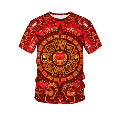 ⏰🔥LIMITED TIME 50% OFF! 👕 Vintage Tribal Art Short Sleeve Tee for Men – Bold, Stylish & Perfect for Everyday Wear ✨🔥