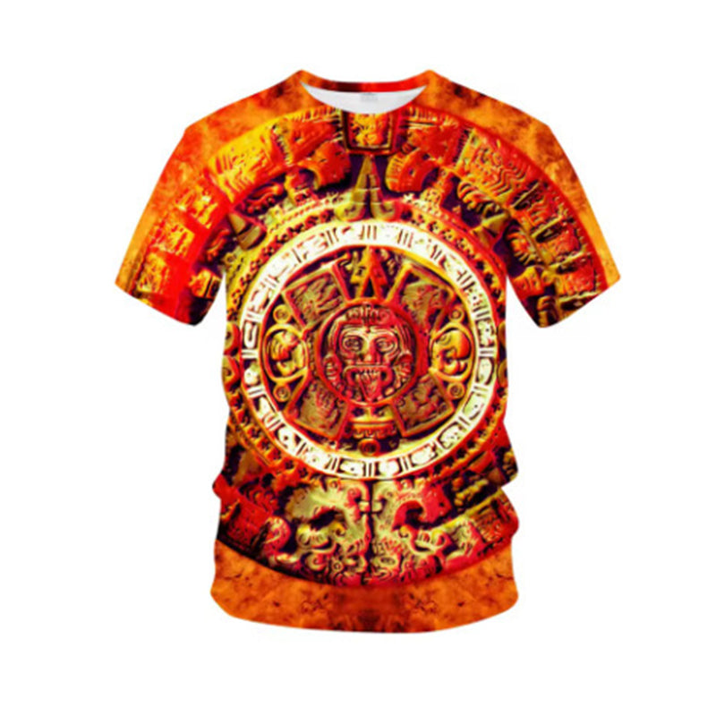 ⏰🔥LIMITED TIME 50% OFF! 👕 Vintage Tribal Art Short Sleeve Tee for Men – Bold, Stylish & Perfect for Everyday Wear ✨🔥