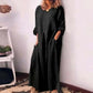 💥50% OFF – Limited Time💥Women's Casual Cotton Linen Loose Maxi Dress