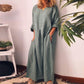 💥50% OFF – Limited Time💥Women's Casual Cotton Linen Loose Maxi Dress