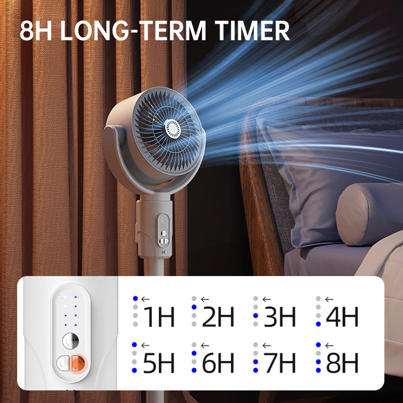 ❄️ Adjustable Remote Control Oscillating Fan – Quiet, USB-Powered & Versatile for Desk or Floor Use ✨🌀