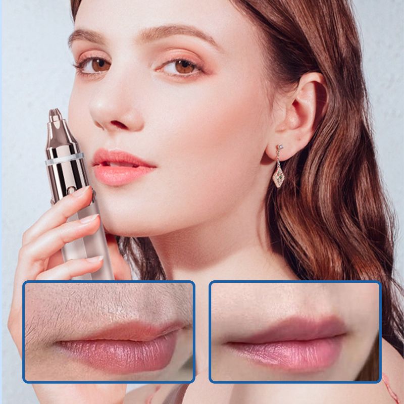 🥳2026 HOT SALE🥳💞50K+ SOLD!🌸2 In 1 Facial Hair Remover & Eyebrow Trimmer