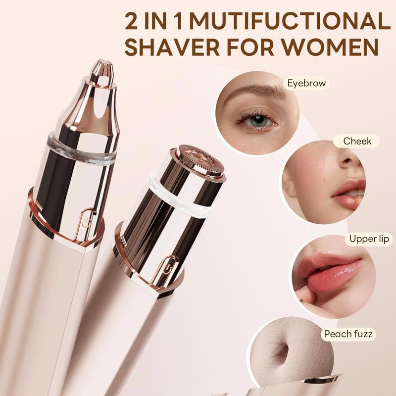 🥳2026 HOT SALE🥳💞50K+ SOLD!🌸2 In 1 Facial Hair Remover & Eyebrow Trimmer