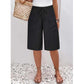 （S-4XL）Women's Casual Drawstring Capri Shorts