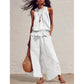 🔥2026 New Arrivals Special Offer-Women's Sleeveless Smocked Neck Top & Pants Set