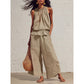 🔥2026 New Arrivals Special Offer-Women's Sleeveless Smocked Neck Top & Pants Set