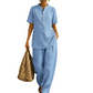 💥NEW HOT SALE☀️Women's Solid Lounge 2-Piece Set