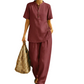 💥NEW HOT SALE☀️Women's Solid Lounge 2-Piece Set