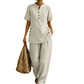 💥NEW HOT SALE☀️Women's Solid Lounge 2-Piece Set
