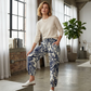 ⏰🔥LIMITED TIME 50% OFF! 💐 Vintage Floral High-Waist Jogger Pants – Stylish, Comfortable & Perfect for Everyday Wear ✨👖