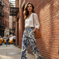 ⏰🔥LIMITED TIME 50% OFF! 💐 Vintage Floral High-Waist Jogger Pants – Stylish, Comfortable & Perfect for Everyday Wear ✨👖