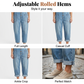 ✨ Easy Everyday Style | Women's Relaxed-Fit Denim Overalls with Pockets