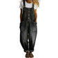 ✨ Easy Everyday Style | Women's Relaxed-Fit Denim Overalls with Pockets