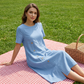 ⏳Time-Limited Special⏰Women's Casual Midi Dress with Irregular Buttons