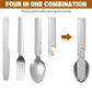 🎉 Last Day Promotion-50% OFF✨4-in-1 Stainless Steel Portable Cutlery Set