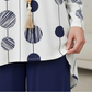 🌟 Effortless Style & Comfort – Modern Print Long Sleeve Blouse And Trousers Outfit✨