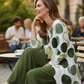 🌟 Effortless Style & Comfort – Modern Print Long Sleeve Blouse And Trousers Outfit✨