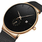 ⏳Limited-time 50% off⏰Men's Minimalist Waterproof Quartz Watch⌚