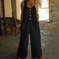 💥New Arrivals & Special Offers-Women's Sleeveless Wide-Leg Jumpsuit with Pockets