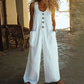 💥New Arrivals & Special Offers-Women's Sleeveless Wide-Leg Jumpsuit with Pockets