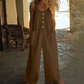 💥New Arrivals & Special Offers-Women's Sleeveless Wide-Leg Jumpsuit with Pockets