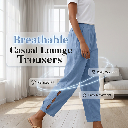 ⏰🔥LIMITED TIME 50% OFF! 👖 Women’s Casual Elastic Waist Pants with Pockets – Comfortable, Stylish & Versatile ✨