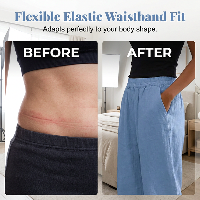 ⏰🔥LIMITED TIME 50% OFF! 👖 Women’s Casual Elastic Waist Pants with Pockets – Comfortable, Stylish & Versatile ✨