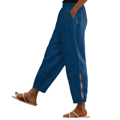 ⏰🔥LIMITED TIME 50% OFF! 👖 Women’s Casual Elastic Waist Pants with Pockets – Comfortable, Stylish & Versatile ✨